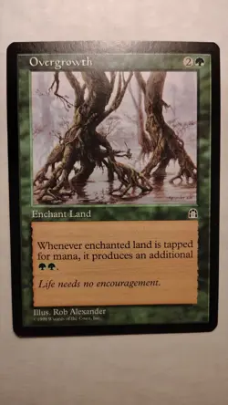 Overgrowth – Stronghold (1998) – LP – Magic the Gathering MTG - Image 1