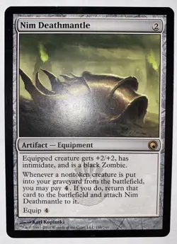MTG Magic the Gathering Scars of Mirrodin Nim Deathmantle L/MP - Image 1