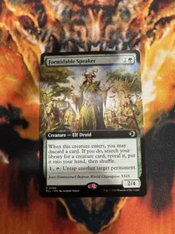 Formidable Speaker (Extended Art) Lorwyn Eclipsed Regular - Image 1