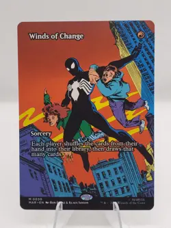 Winds of Change MTG Marvel Spiderman Borderless Non Foil M 0030 Full Art - Image 1