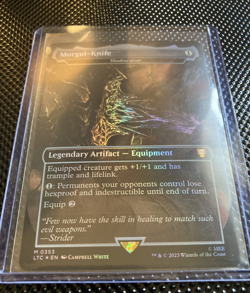 MTG Magic the Gathering FOIL Shadowspear / Morgul-Knife LTC - Image 2