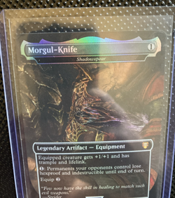 MTG Magic the Gathering FOIL Shadowspear / Morgul-Knife LTC - Image 3