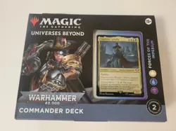 MTG Universes Beyond Commander Deck Warhammer 40K - Forces of the Imperium - New - Image 1
