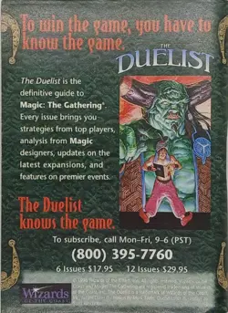 MAGIC THE GATHERING MIRAGE DECK RULE BOOK 1996 BOOKLET MTG - Image 2