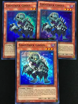 YUGIOH GHOSTRICK GHOUL MP14-EN126 1ST SUPER X3 (NM) - Image 1