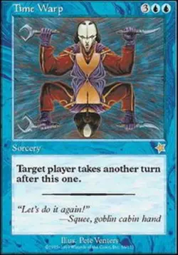 Heavy Played, English - 1 x MTG Time Warp Starter 1999 - Image 1