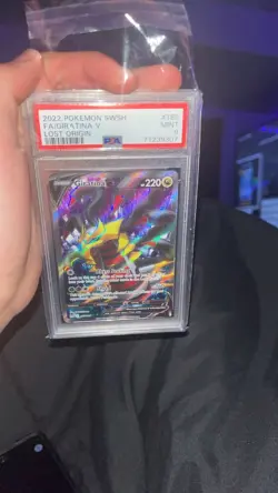 Pokemon Giratina V Full Art Ultra Rare Holo Lost Origin 185/196 PSA 9 - Image 1