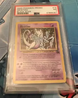 Mewtwo Pokemon Blackstar Promo PSA Graded 7 - Image 1