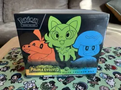 Paldea Evolved Pokemon Center Elite Trainer Box - Sealed - ETB in Acrylic Case - Image 5