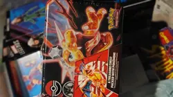 Pokemon TCG Charizard Treasure Chest Tin Lunchbox with Boosters, Stickers, ect. - Image 2