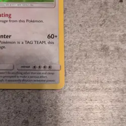 2019 Pokemon SM Unbroken Bonds Snorlax Holo Rare #158/214 - Image 3
