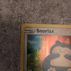2019 Pokemon SM Unbroken Bonds Snorlax Holo Rare #158/214 - Image 5