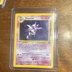Pokemon TCG Haunter Fossil 6/62 Holo Rare Unlimited 50 HP Stage 1 English - Image 1