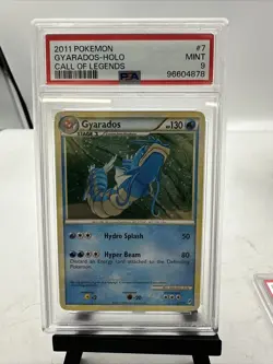 Gyarados - 2011 Pokemon Call of Legends #7 Mitsuhiro Arita - PSA 9 - POP 109 - Image 1