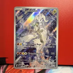 Pokemon N's Reshiram Illustration Rare Full Art Holo 167/159 SV09 LP - Image 1