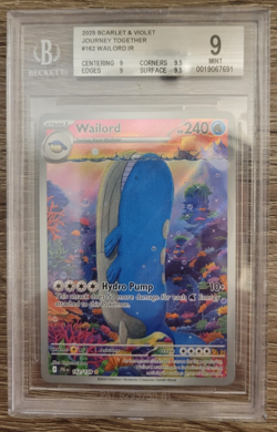 BGS 9 Wailord 162 Pokemon Scarlet And Violet Journey Together IR Alt Art - Image 1