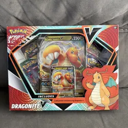 Pokemon TCG - Dragonite V Box Factory Sealed New - Includes Evolving Skies - Image 1