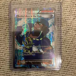 Pokemon Archie's Ace in the Hole Ultra Rare Full Art 157/160 Primal Clash - Image 1