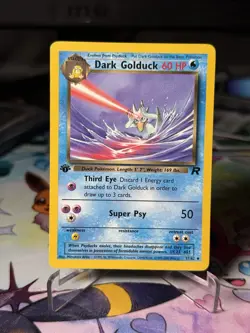 Dark Golduck 37/82 Pokemon Team Rocket 1st edition Non Holo - Image 1