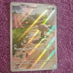 Pokemon Paldean Wooper 102/094 Phantasmal Flames Illustration Rare Holo 60 HP - Image 2