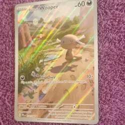 Pokemon Paldean Wooper 102/094 Phantasmal Flames Illustration Rare Holo 60 HP - Image 3