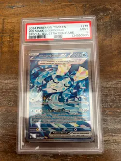 Pokemon 2024 Twlight Masquerade SIR WELLSPRING MASK OGERPON #213 PSA 9 Mint - Image 1