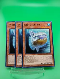 Yugioh! 3x White Sunfish PHNI-EN006 Common 1st Ed NM - Image 1