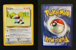 Porygon 39/102 Uncommon Base Set Unlimited Pokemon Moderately Played - Image 1