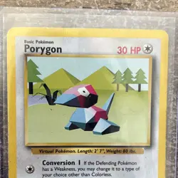Porygon 39/102 Base Set Pokemon TCG 30 HP Uncommon Regular English - Image 2