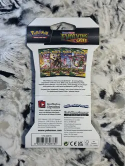 Pokemon TCG - Evolving Skies Sleeved Booster Pack Sword & Shield - Image 3