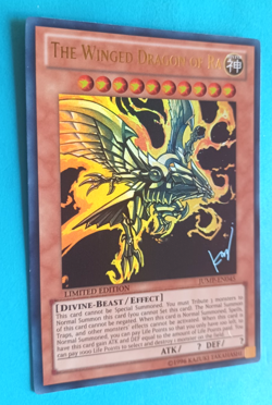 YUGIOH THE WINGE DRAGON OF RA #JUMP EN045 ULTRA RARE HOLO VERY LIGHT PLAY - Image 2