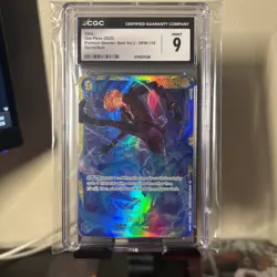 One Piece CCG Sanji OP09-065 SR Foil Emperors in the New World CGC 9 - Image 1