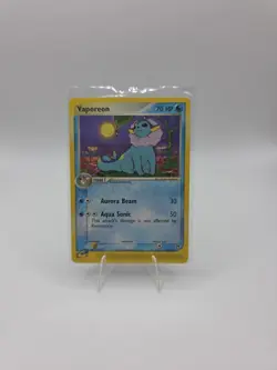 Vaporeon 25/100 Non-Holo Rare Sandstorm HP Pokemon Card 2003 - Image 1