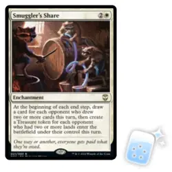 SMUGGLER'S SHARE Streets Of New Capenna: Commander Magic MTG MINT CARD - Image 1
