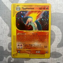 Typhlosion 28/165 Holo Rare Expedition Pokemon Card HP-MP - Image 1