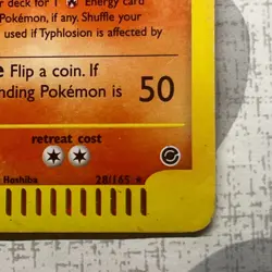 Typhlosion 28/165 Holo Rare Expedition Pokemon Card HP-MP - Image 5