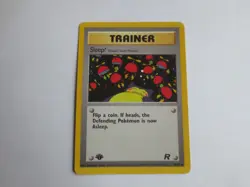 SLEEP #79/82 FIRST EDITION TRAINER NONE HOLO POKEMON CARD - Image 1
