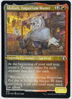 MTG Mahadi, Emporium Master (Foil Etched) Battle For Baldur’s Gate - Image 1