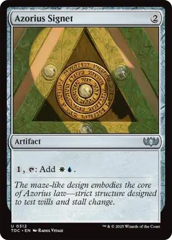 NM Azorius Signet, MTG, Tarkir Dragonstorm, Magic the Gathering, 312 - Image 1