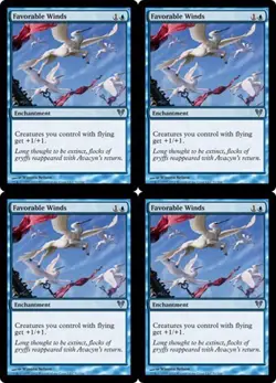 MTG - 4x FAVORABLE WINDS - Avacyn Restored (U) - Image 1