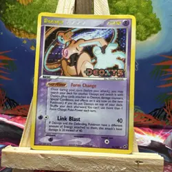 Pokemon Deoxys 16/107 Deoxys Stamp Set Rare Reverse Holo Card 2005 - Image 1