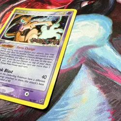 Pokemon Deoxys 16/107 Deoxys Stamp Set Rare Reverse Holo Card 2005 - Image 3