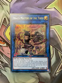 CHIM-EN099 Draco Masters Of The Tenyi Ultra Rare Unl Edition NM Yugioh Card - Image 1