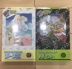 Pokemon Card Game Collection File Set N & Lille Set of 2 Battle Partners JAPAN - Image 1