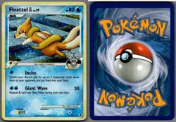 2009 Pokemon, Rising Rivals #4/111 Floatzel GL Lv. 37, Holo Rare - Image 1