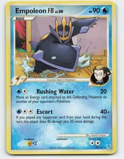 2009 Pokemon, Supreme Victors, #27/147 Empoleon FB, Rare - Image 1
