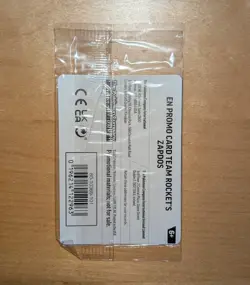 ZAPDOS ASIA EXCLUSIVE SEALED STAMPED POKEMON TEAM ROCKET'S 070/182 (ENGLISH) - Image 2