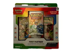 Pokemon First Partner Illustration Collection Series 1 Lot of 3 Sealed Fast Ship - Image 2