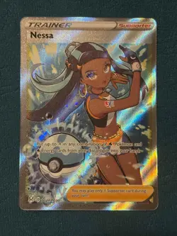 POKEMON! Nessa - TG27/TG30 - Ultra Rare SWSH11: Lost Origin Trainer Gallery NM - Image 1