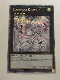 Tornado Dragon RA04-EN289 Quarter Century Secret Rare Yugioh 1st Edition NM - Image 2